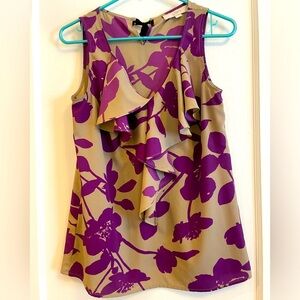 EUC Loft Sleeveless Blouse- women's small